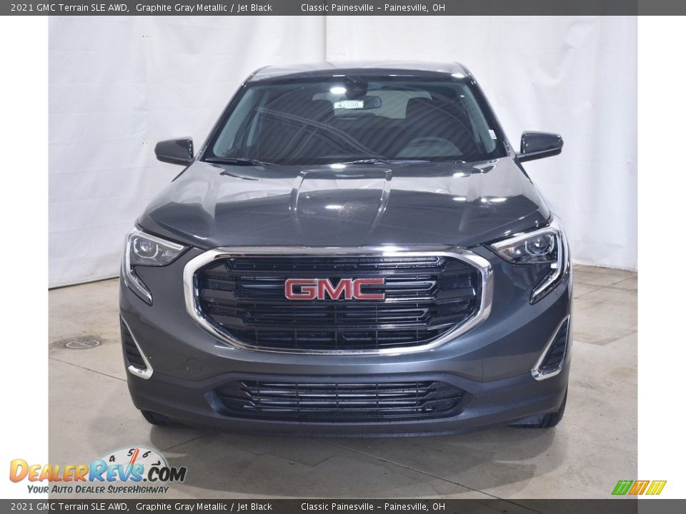 2021 GMC Terrain SLE AWD Graphite Gray Metallic / Jet Black Photo #4