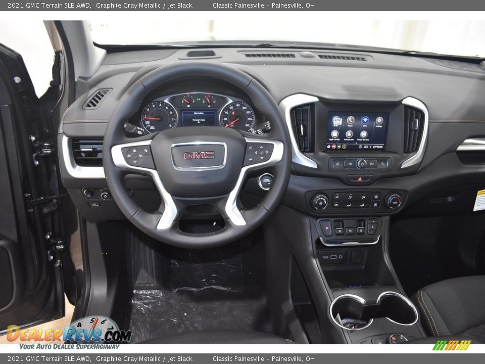 2021 GMC Terrain SLE AWD Graphite Gray Metallic / Jet Black Photo #10