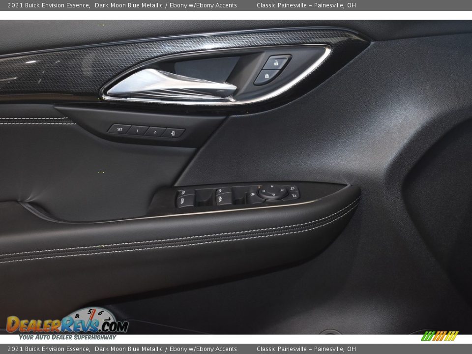 2021 Buick Envision Essence Dark Moon Blue Metallic / Ebony w/Ebony Accents Photo #9