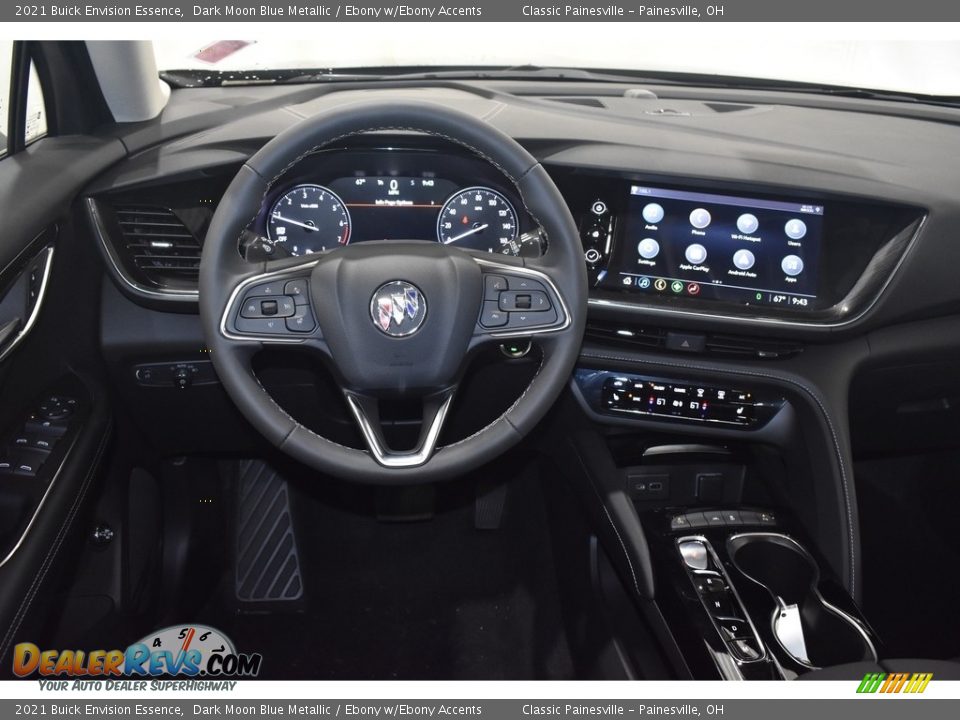 2021 Buick Envision Essence Dark Moon Blue Metallic / Ebony w/Ebony Accents Photo #10