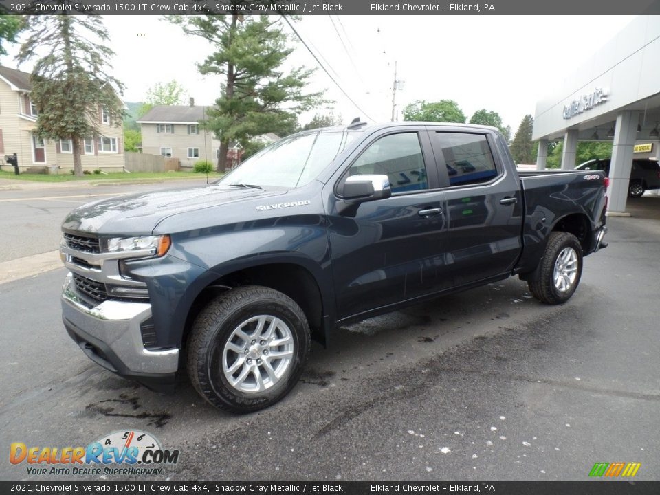 2021 Chevrolet Silverado 1500 LT Crew Cab 4x4 Shadow Gray Metallic / Jet Black Photo #1