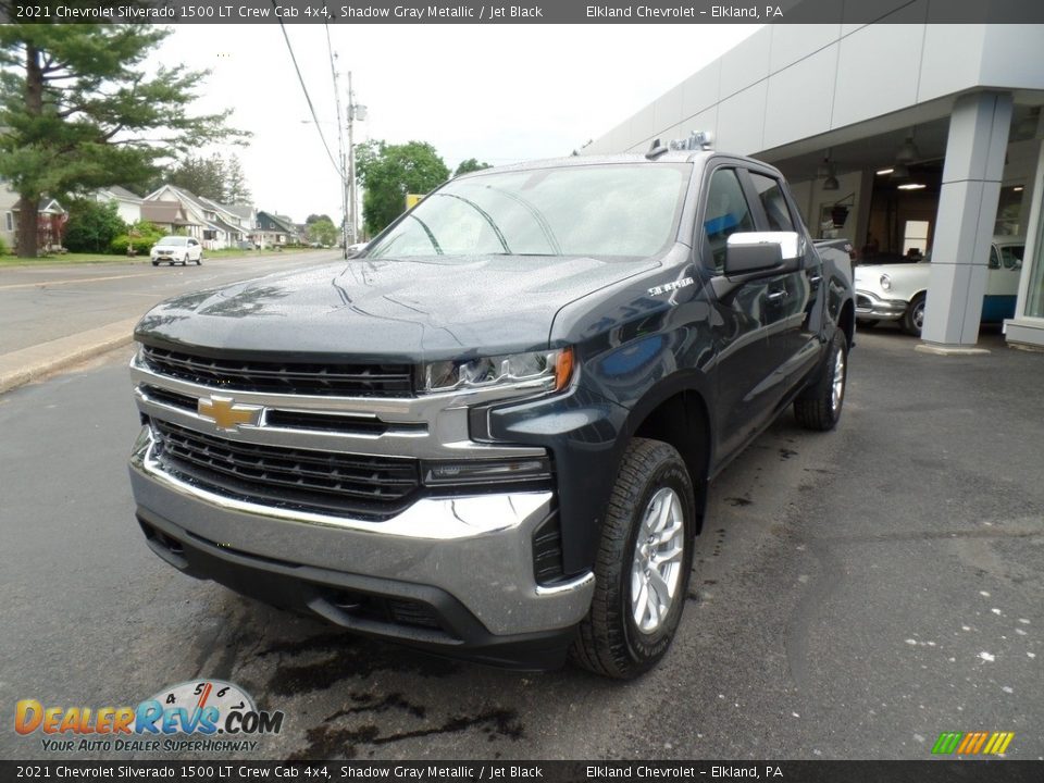 2021 Chevrolet Silverado 1500 LT Crew Cab 4x4 Shadow Gray Metallic / Jet Black Photo #2