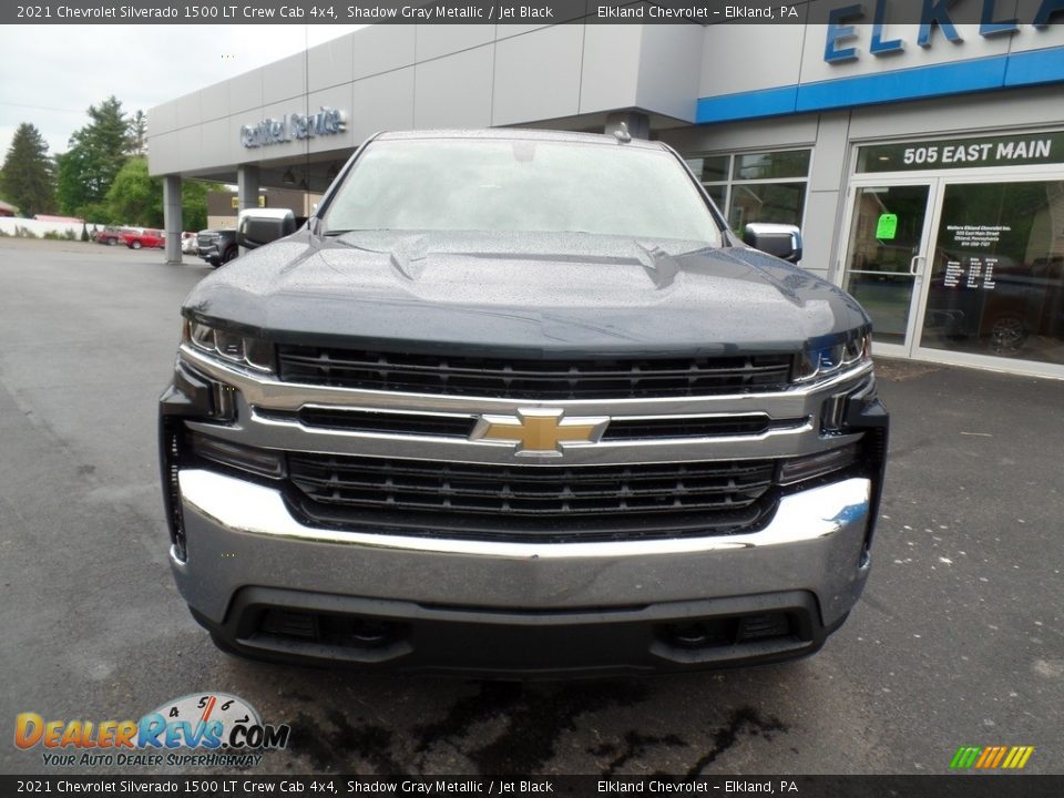 2021 Chevrolet Silverado 1500 LT Crew Cab 4x4 Shadow Gray Metallic / Jet Black Photo #3