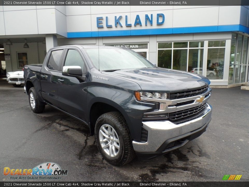 2021 Chevrolet Silverado 1500 LT Crew Cab 4x4 Shadow Gray Metallic / Jet Black Photo #4