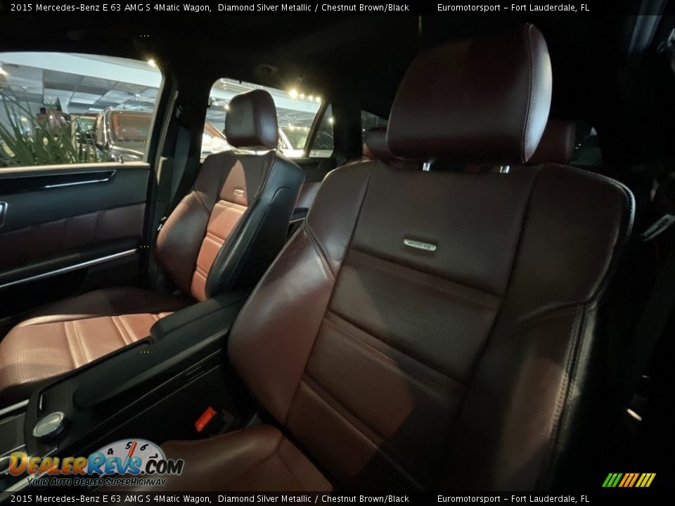 2015 Mercedes-Benz E 63 AMG S 4Matic Wagon Diamond Silver Metallic / Chestnut Brown/Black Photo #5