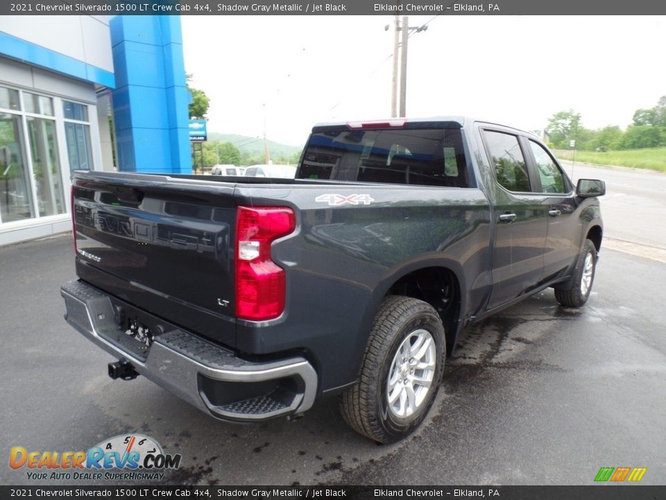 2021 Chevrolet Silverado 1500 LT Crew Cab 4x4 Shadow Gray Metallic / Jet Black Photo #7