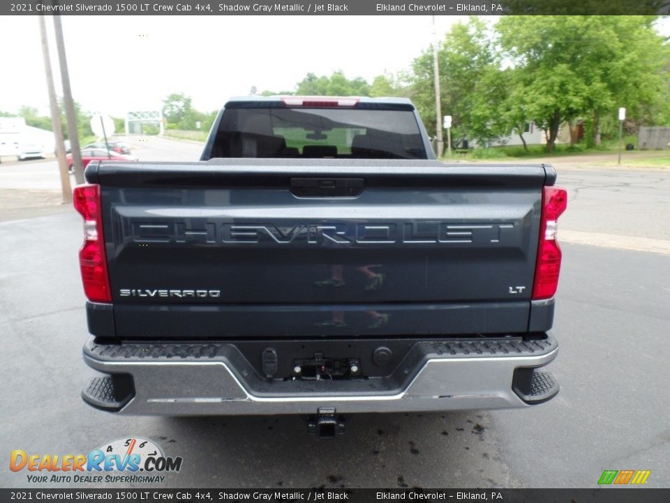 2021 Chevrolet Silverado 1500 LT Crew Cab 4x4 Shadow Gray Metallic / Jet Black Photo #8