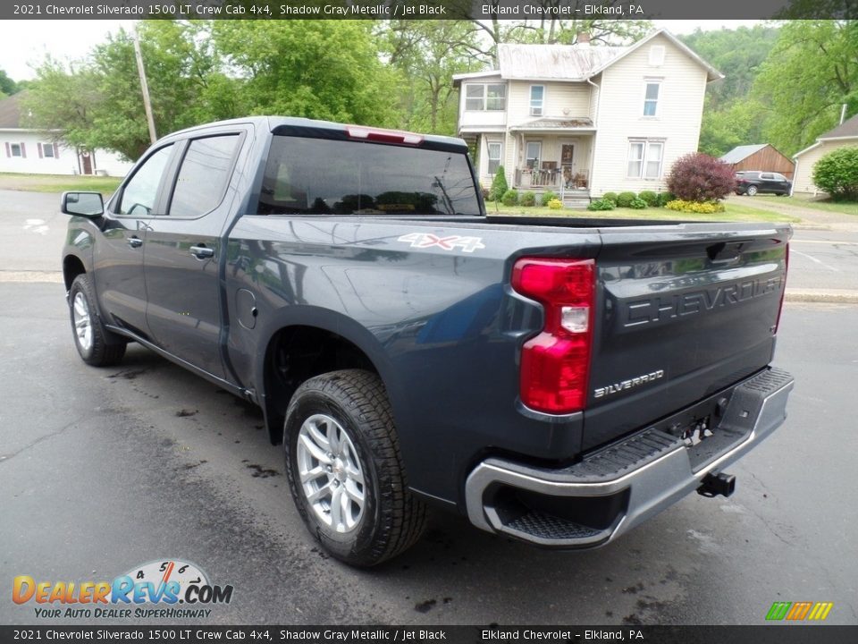 2021 Chevrolet Silverado 1500 LT Crew Cab 4x4 Shadow Gray Metallic / Jet Black Photo #9