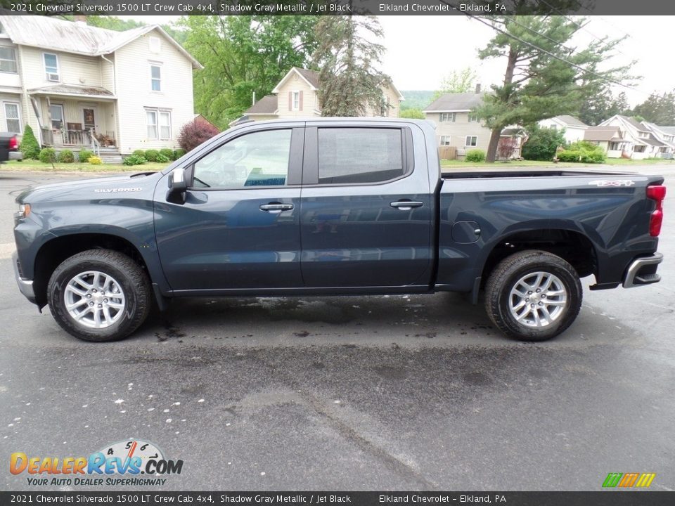 2021 Chevrolet Silverado 1500 LT Crew Cab 4x4 Shadow Gray Metallic / Jet Black Photo #10