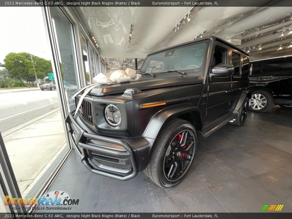 2021 Mercedes-Benz G 63 AMG designo Night Black Magno (Matte) / Black Photo #1