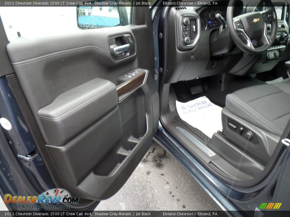 2021 Chevrolet Silverado 1500 LT Crew Cab 4x4 Shadow Gray Metallic / Jet Black Photo #14
