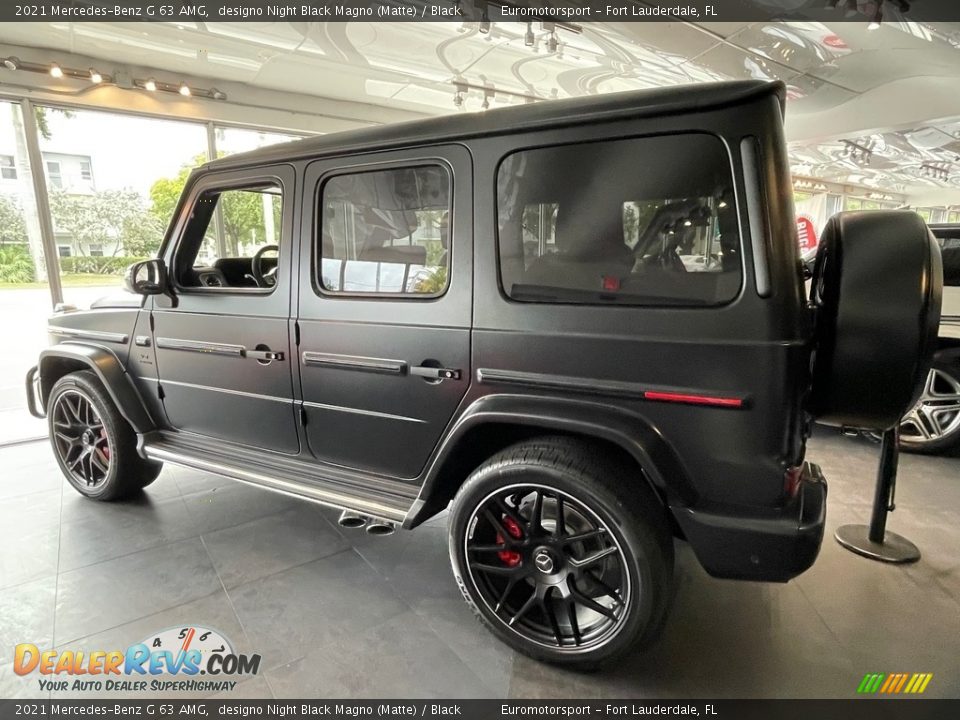 2021 Mercedes-Benz G 63 AMG designo Night Black Magno (Matte) / Black Photo #5