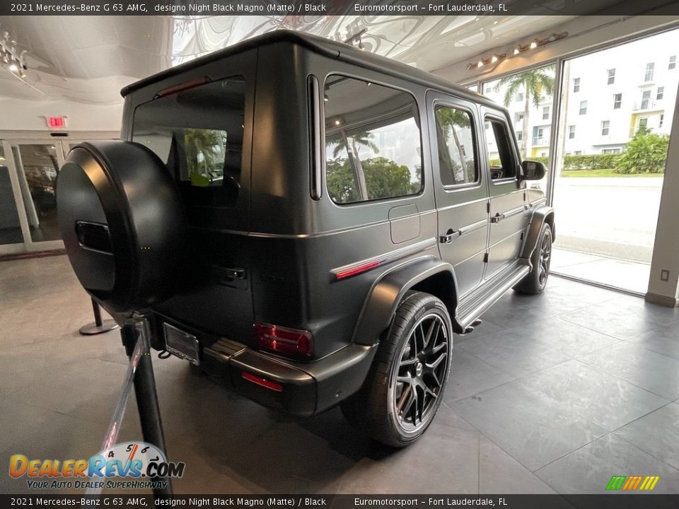 2021 Mercedes-Benz G 63 AMG designo Night Black Magno (Matte) / Black Photo #7