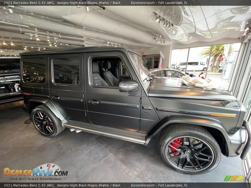 2021 Mercedes-Benz G 63 AMG designo Night Black Magno (Matte) / Black Photo #8