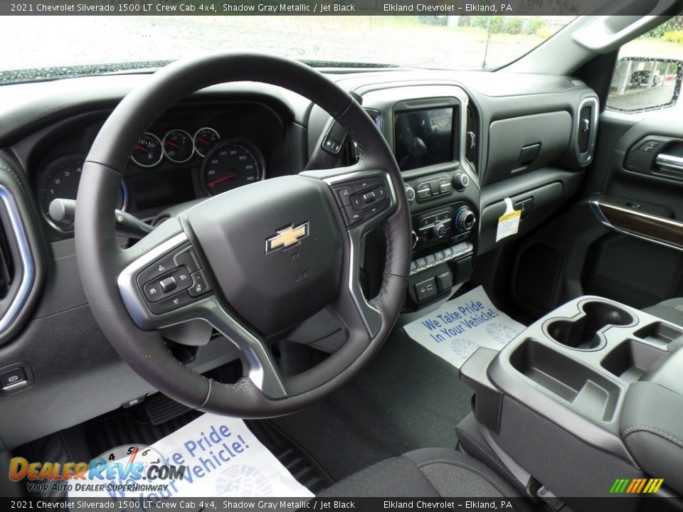 2021 Chevrolet Silverado 1500 LT Crew Cab 4x4 Shadow Gray Metallic / Jet Black Photo #18