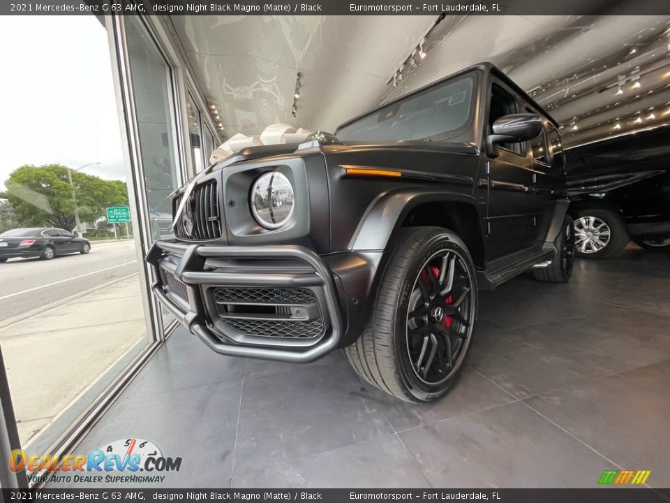2021 Mercedes-Benz G 63 AMG designo Night Black Magno (Matte) / Black Photo #10