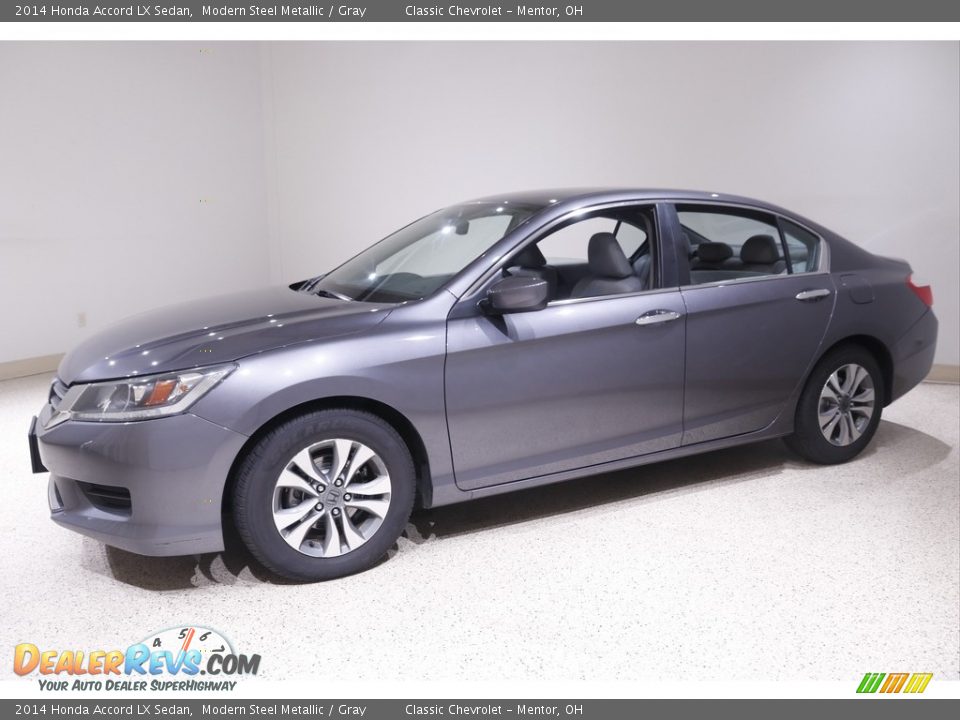 2014 Honda Accord LX Sedan Modern Steel Metallic / Gray Photo #3