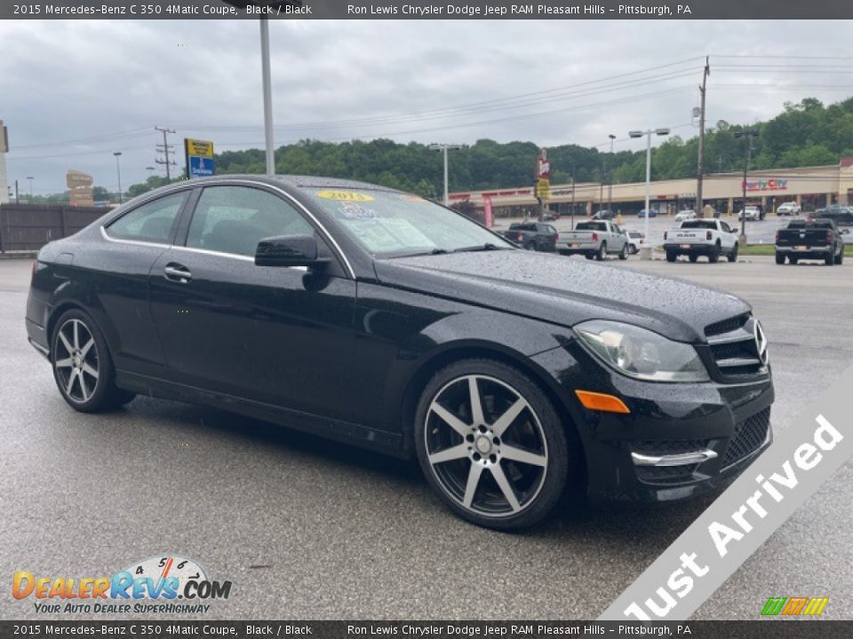 2015 Mercedes-Benz C 350 4Matic Coupe Black / Black Photo #1