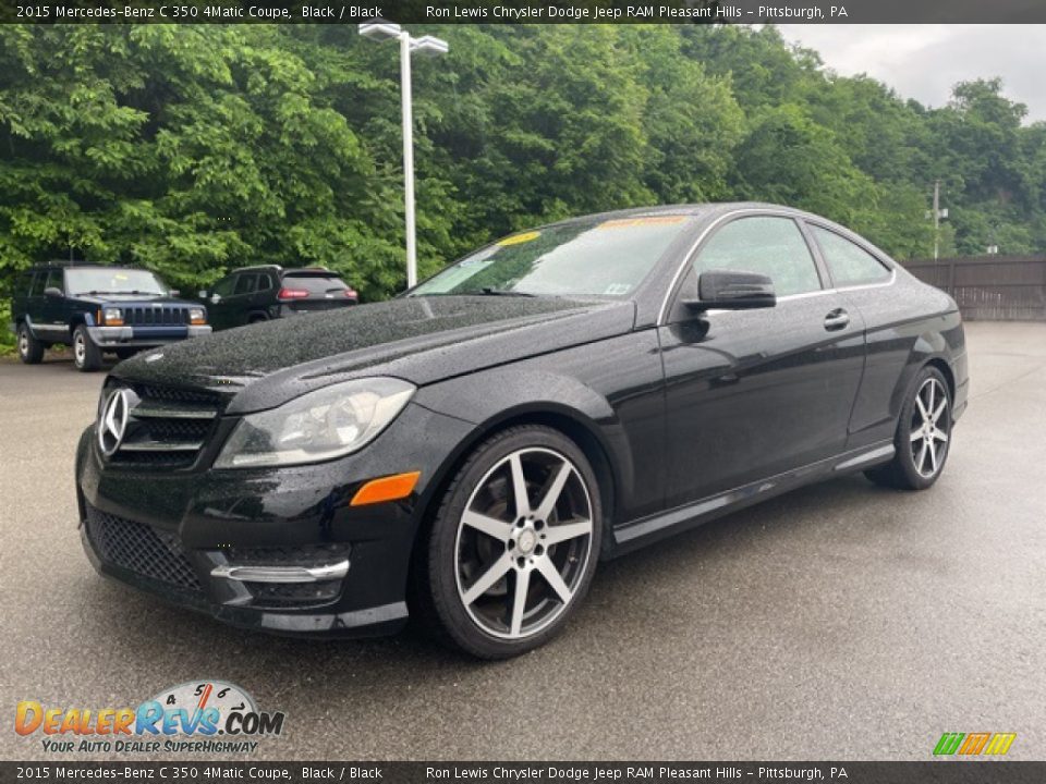 Front 3/4 View of 2015 Mercedes-Benz C 350 4Matic Coupe Photo #2