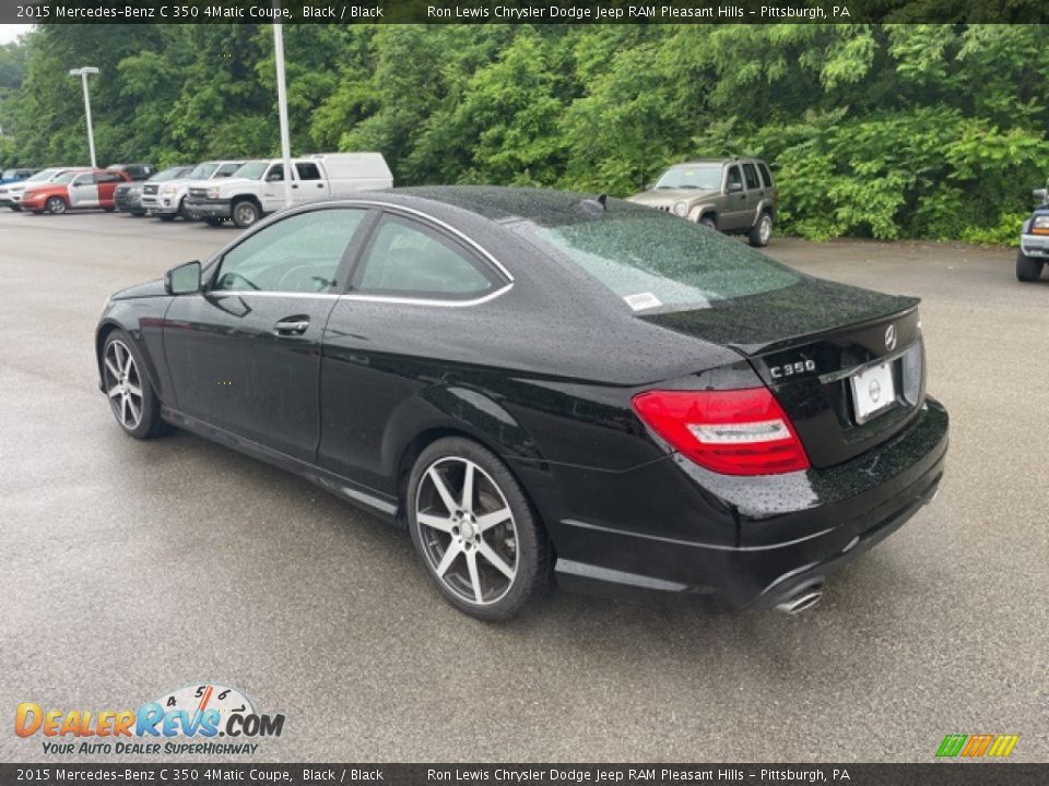 Black 2015 Mercedes-Benz C 350 4Matic Coupe Photo #4