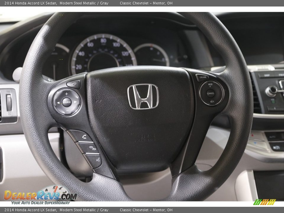 2014 Honda Accord LX Sedan Modern Steel Metallic / Gray Photo #7