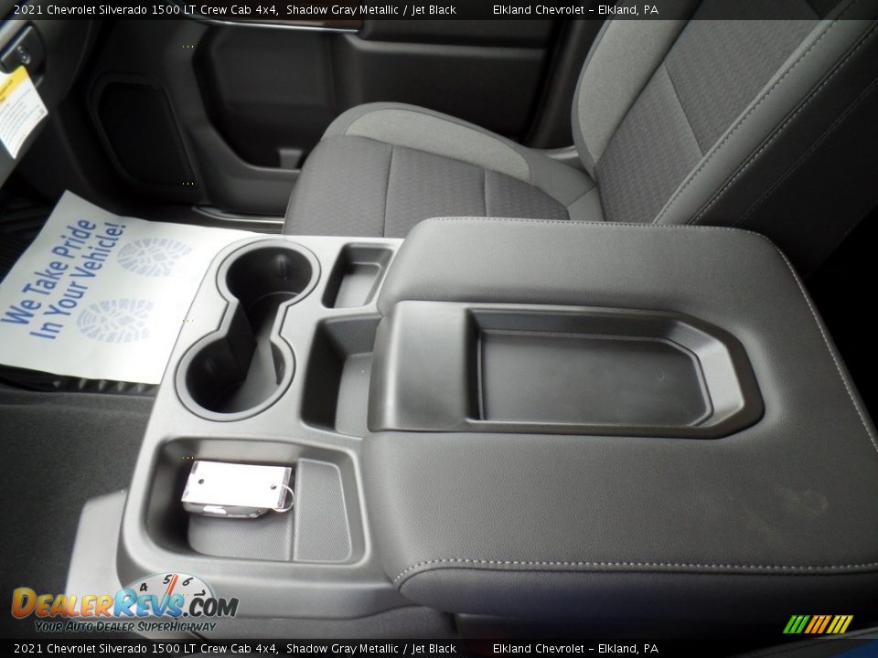 2021 Chevrolet Silverado 1500 LT Crew Cab 4x4 Shadow Gray Metallic / Jet Black Photo #31