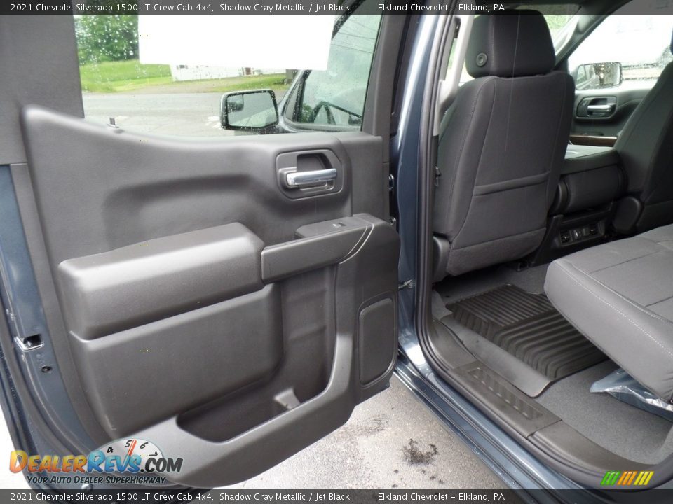 2021 Chevrolet Silverado 1500 LT Crew Cab 4x4 Shadow Gray Metallic / Jet Black Photo #34