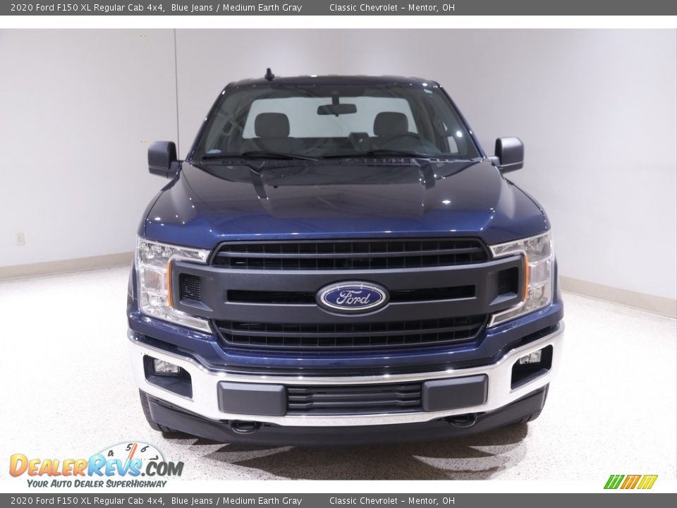 2020 Ford F150 XL Regular Cab 4x4 Blue Jeans / Medium Earth Gray Photo #2