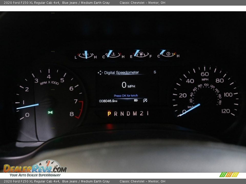 2020 Ford F150 XL Regular Cab 4x4 Gauges Photo #5