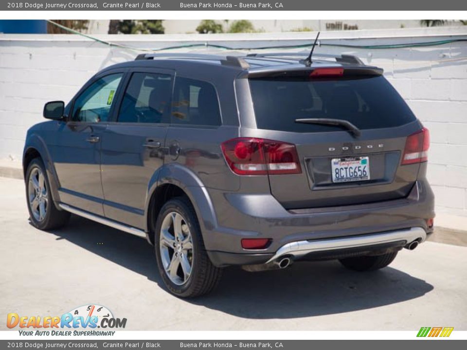 2018 Dodge Journey Crossroad Granite Pearl / Black Photo #2