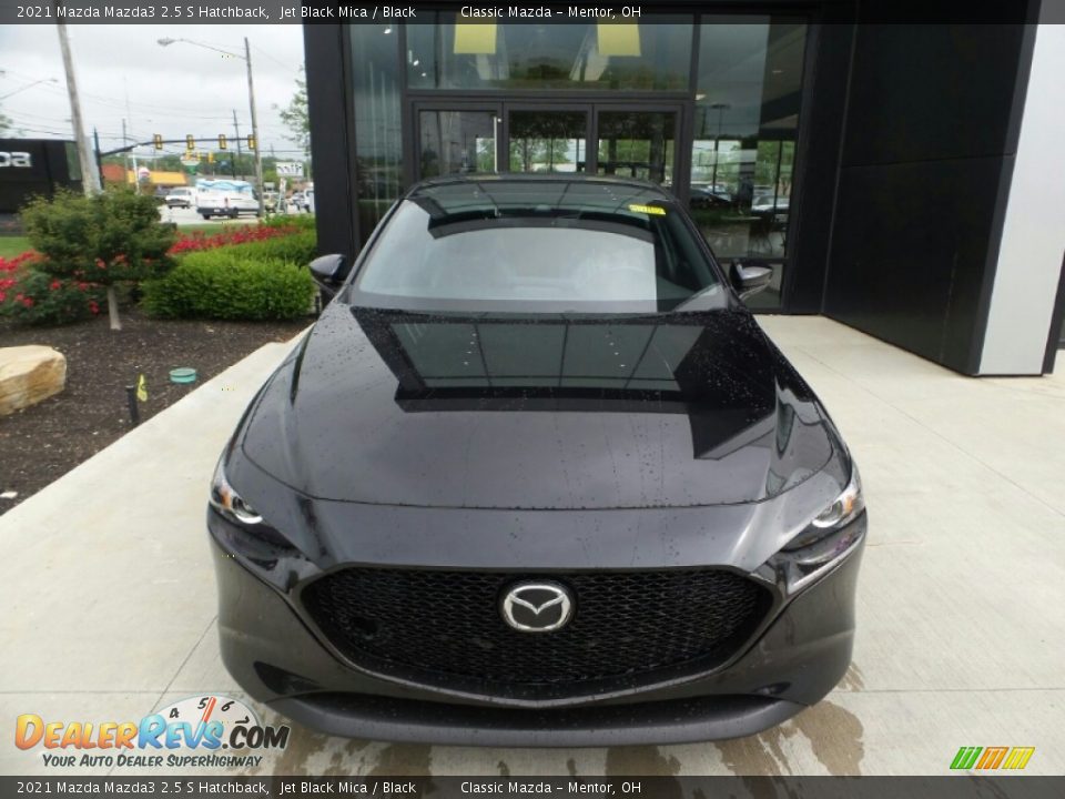 2021 Mazda Mazda3 2.5 S Hatchback Jet Black Mica / Black Photo #2
