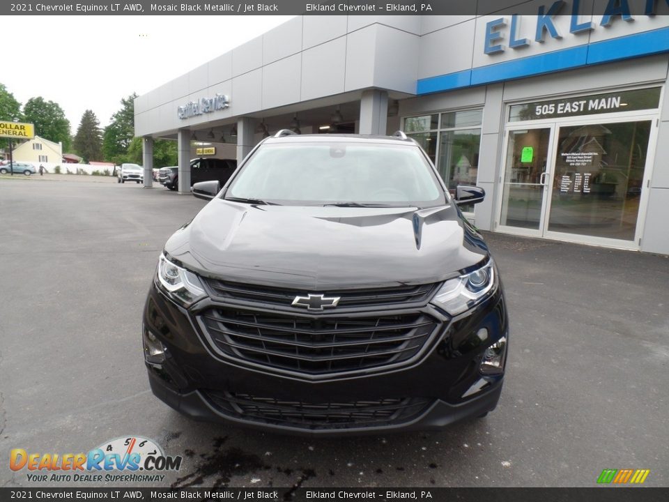 2021 Chevrolet Equinox LT AWD Mosaic Black Metallic / Jet Black Photo #3