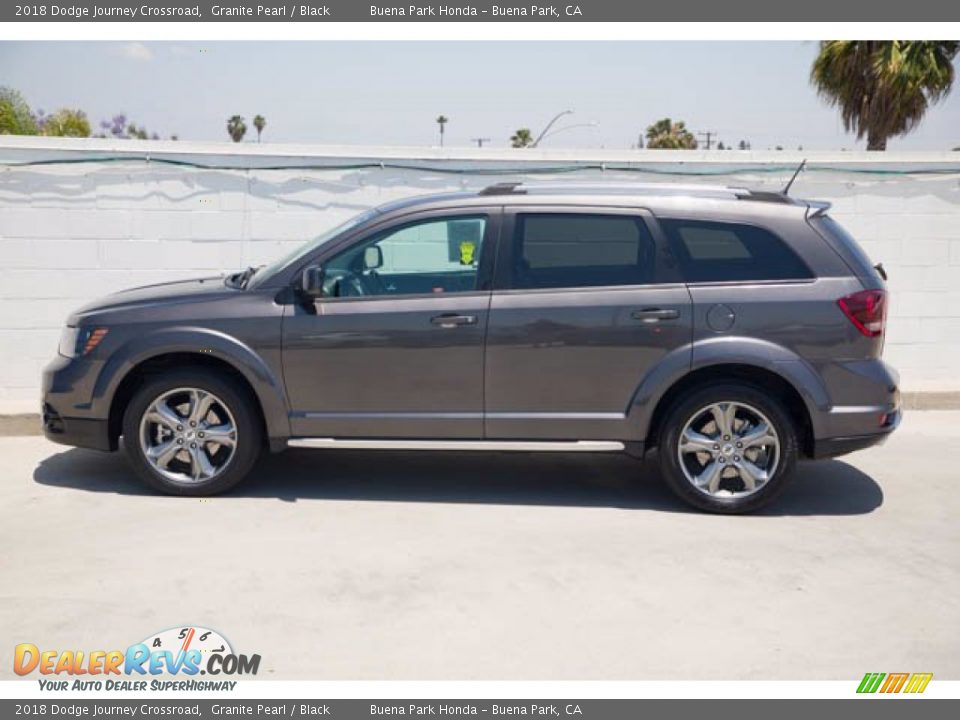 2018 Dodge Journey Crossroad Granite Pearl / Black Photo #8