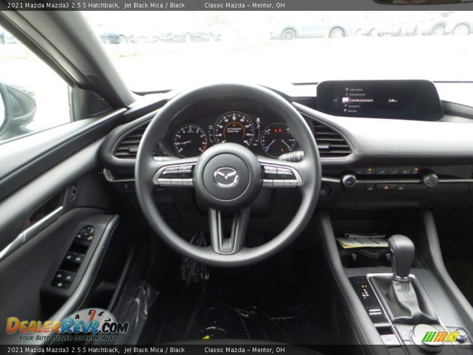 Black Interior - 2021 Mazda Mazda3 2.5 S Hatchback Photo #4