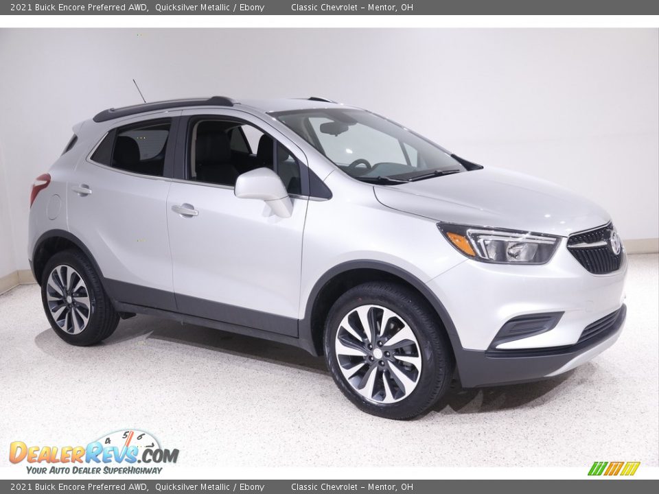 Quicksilver Metallic 2021 Buick Encore Preferred AWD Photo #1