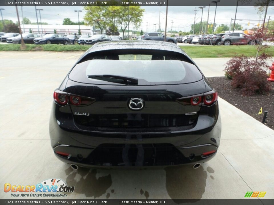 2021 Mazda Mazda3 2.5 S Hatchback Jet Black Mica / Black Photo #5