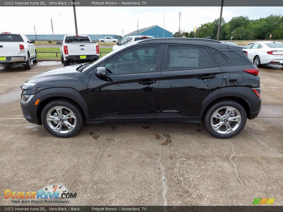Ultra Black 2022 Hyundai Kona SEL Photo #4
