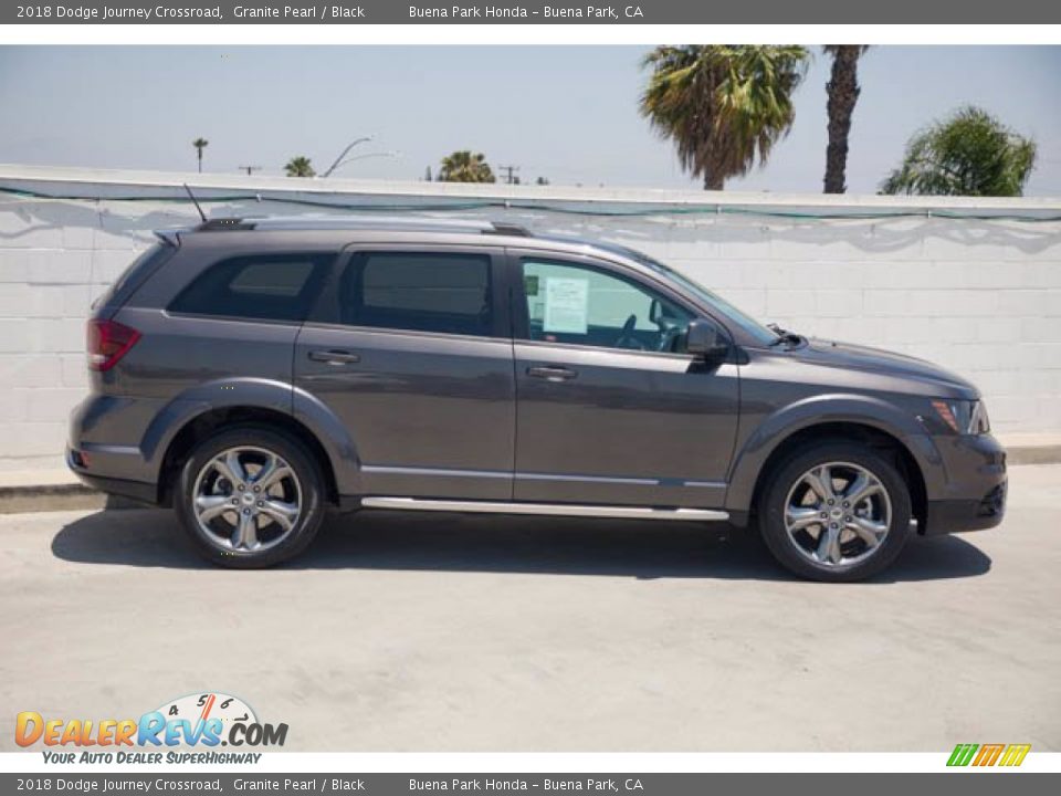 2018 Dodge Journey Crossroad Granite Pearl / Black Photo #12