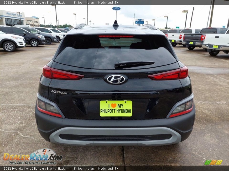 2022 Hyundai Kona SEL Ultra Black / Black Photo #5
