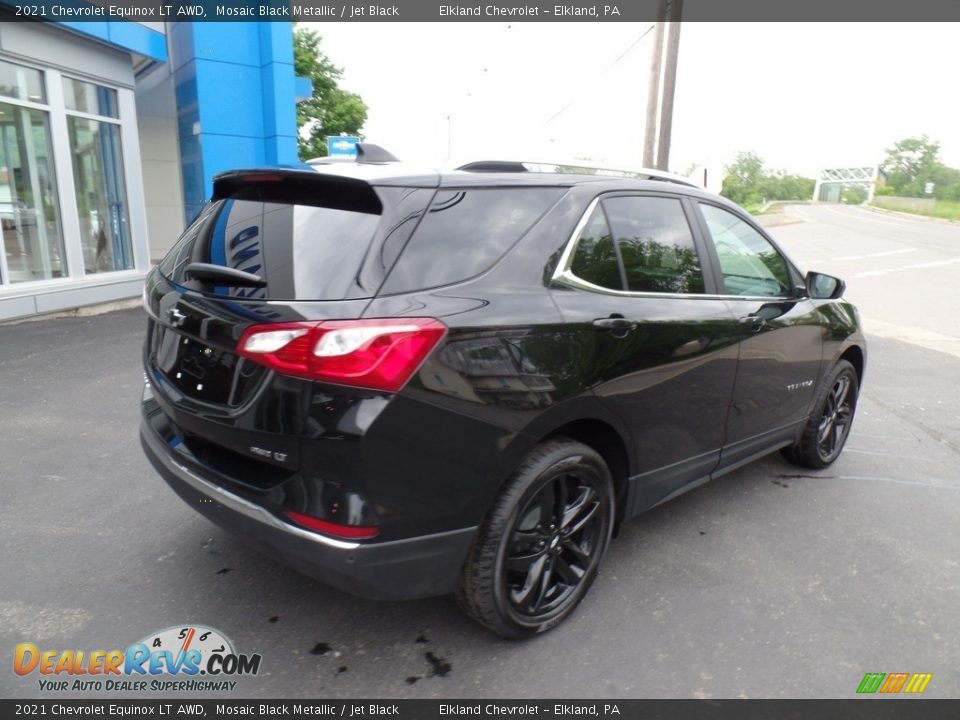 2021 Chevrolet Equinox LT AWD Mosaic Black Metallic / Jet Black Photo #7