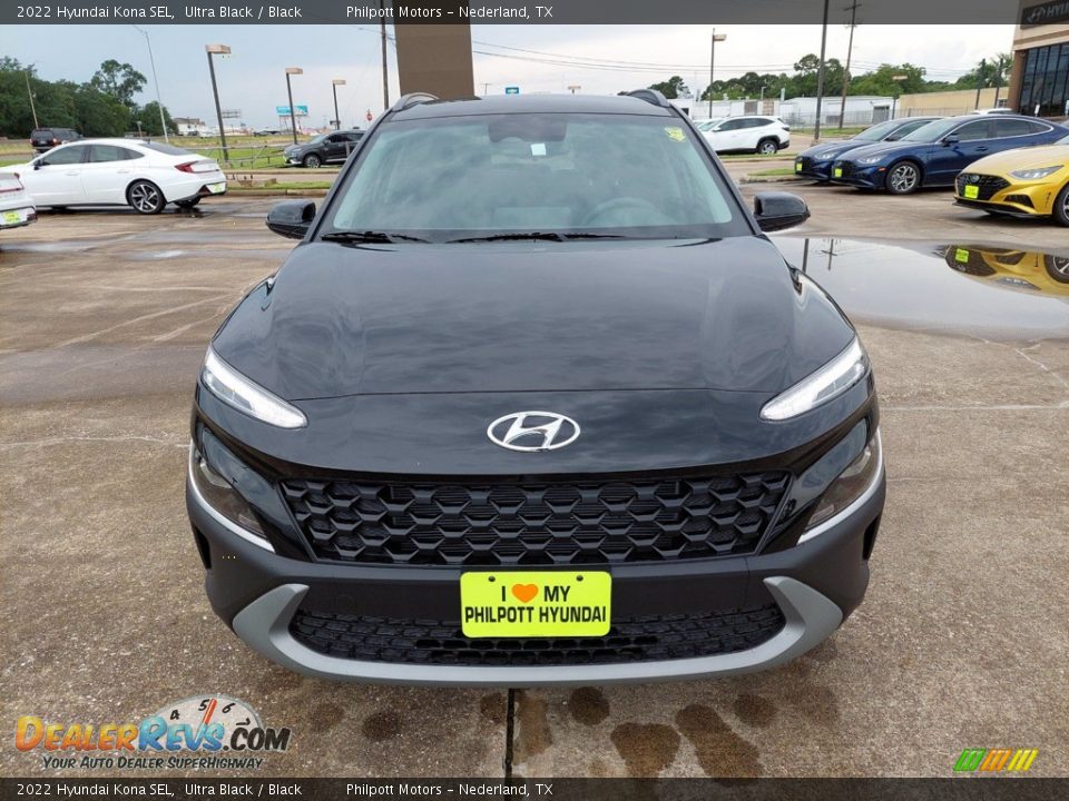 2022 Hyundai Kona SEL Ultra Black / Black Photo #6