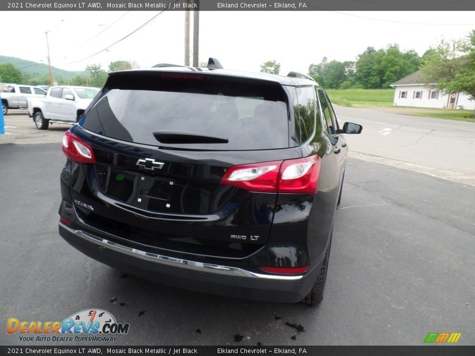 2021 Chevrolet Equinox LT AWD Mosaic Black Metallic / Jet Black Photo #8