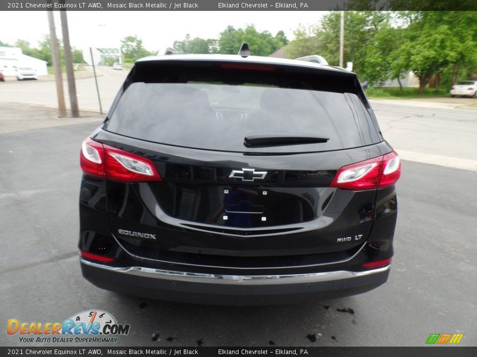 2021 Chevrolet Equinox LT AWD Mosaic Black Metallic / Jet Black Photo #9