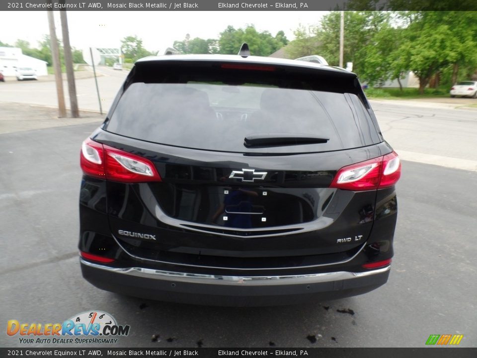 2021 Chevrolet Equinox LT AWD Mosaic Black Metallic / Jet Black Photo #9