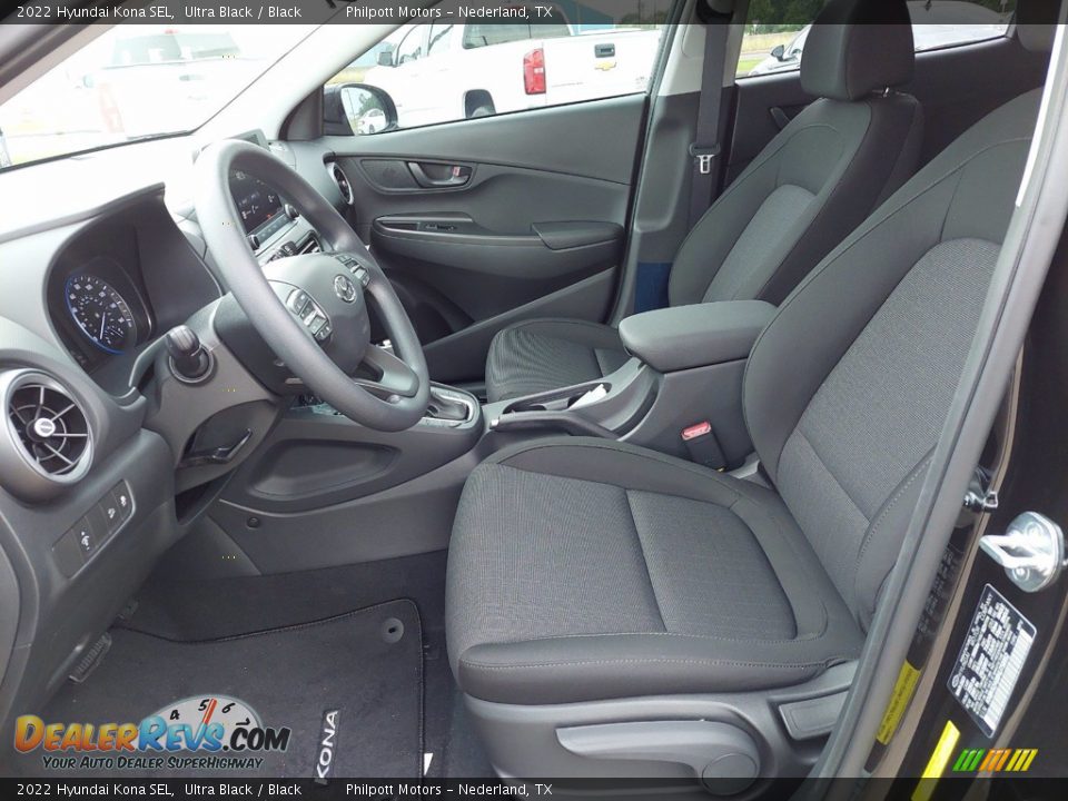 Black Interior - 2022 Hyundai Kona SEL Photo #14