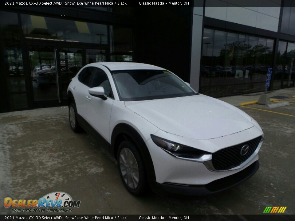 2021 Mazda CX-30 Select AWD Snowflake White Pearl Mica / Black Photo #1