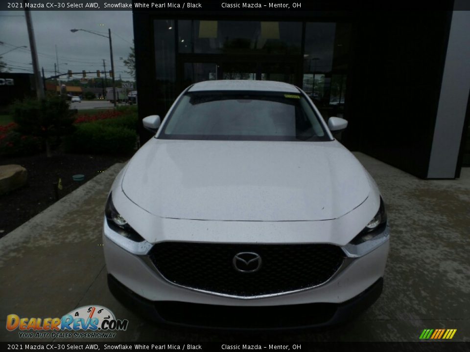 2021 Mazda CX-30 Select AWD Snowflake White Pearl Mica / Black Photo #2