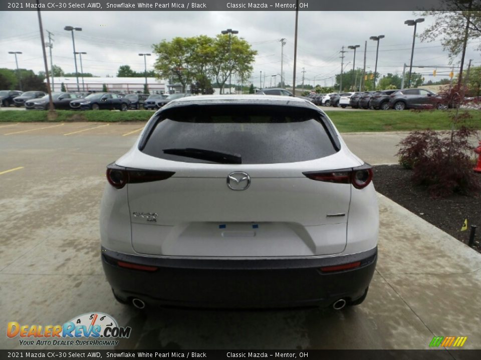 2021 Mazda CX-30 Select AWD Snowflake White Pearl Mica / Black Photo #5