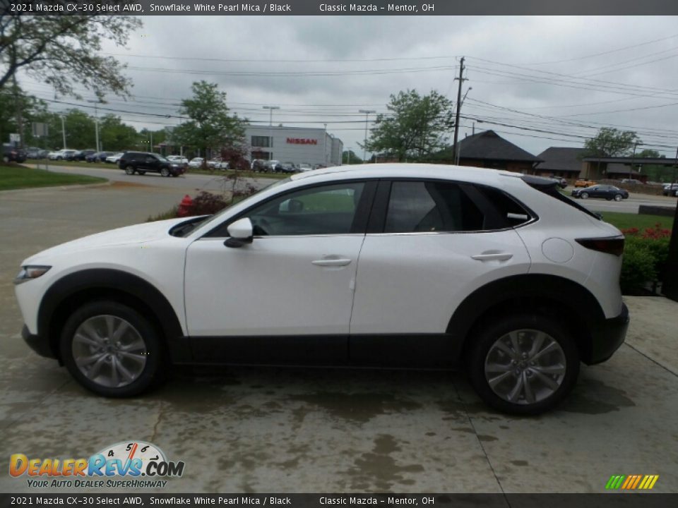 2021 Mazda CX-30 Select AWD Snowflake White Pearl Mica / Black Photo #6