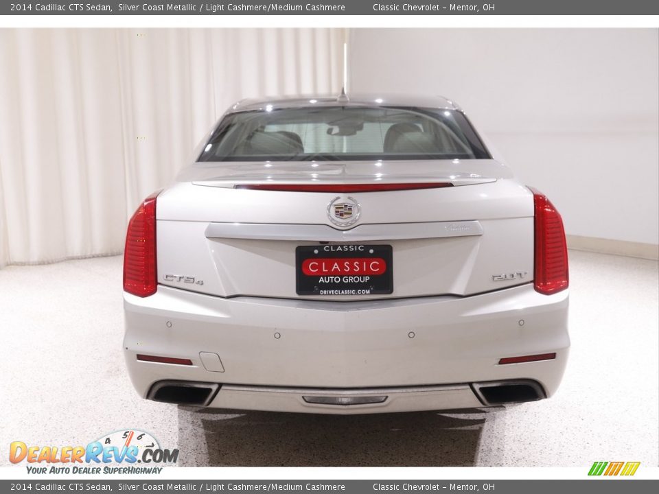 2014 Cadillac CTS Sedan Silver Coast Metallic / Light Cashmere/Medium Cashmere Photo #17